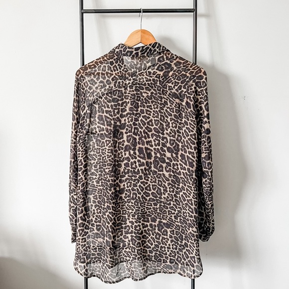 Lovestitch Leopard Print Blouse | Large - Picture 3 of 5